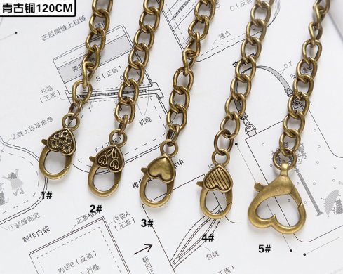 O-Ring Chain With Clasp Purse Chain