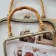 Purse handbag frames with bamboo handles