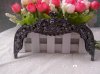 Vintage Handbag Frames Black Nickel 6 1/2 inch