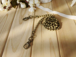 120cm antique brass ball chain bulk purse chain strap