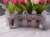 Vintage Style Purse Frames Silver 5 inch