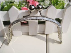 10pcs Silver Sew On Purse Frame For Sale