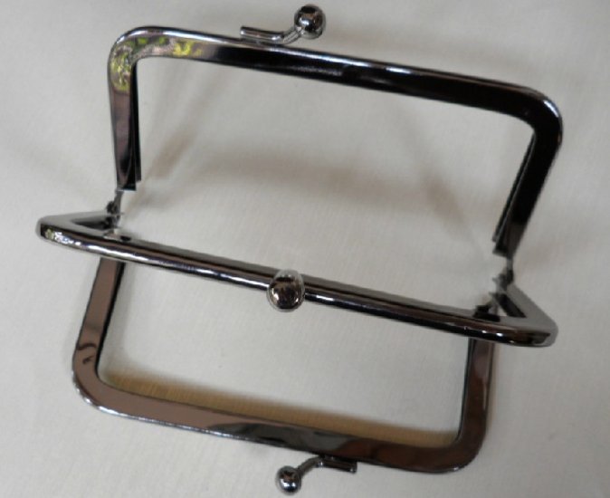 4 Inch Gunmetal Twin Purse Frames Bulk 10PCS - Click Image to Close