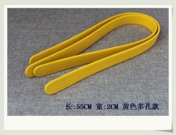 Leather Purse Straps Crafts Yellow 21.6 inch