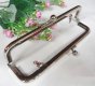 10pcs 17cm silver purse frames fermoir porte monnaie metal