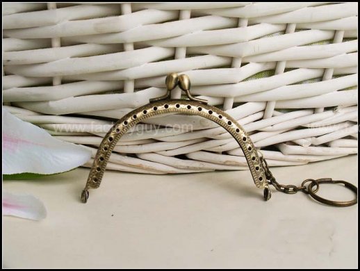 8.5CM Bronze Metal Bag Frame Purse Frame