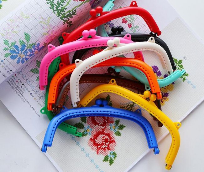 Sew-in LARGE Jelly Purse Frames 16CM - Click Image to Close