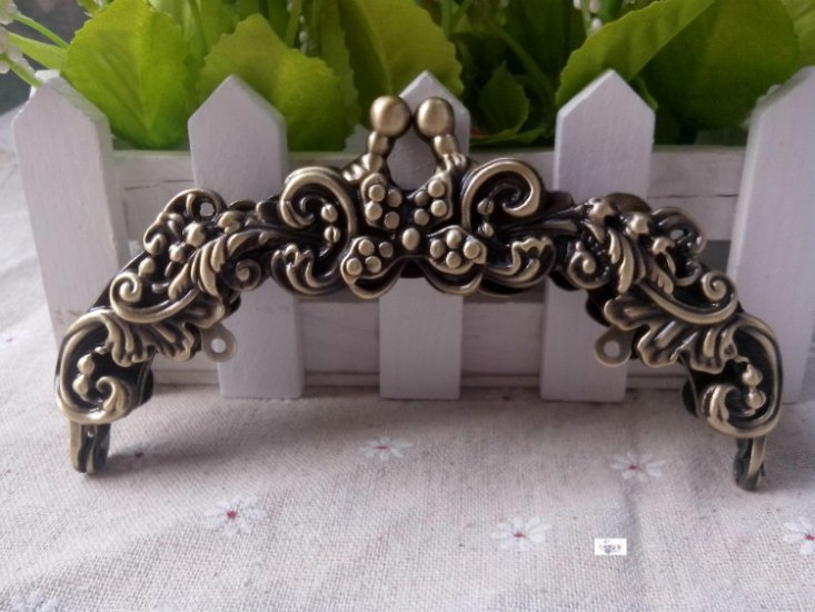 Vintage Style Purse Frames Antique 5.1 inch - Click Image to Close
