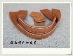 Canvas Purse Leather Straps 15.7 inch