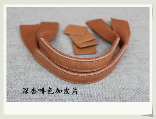 Canvas Purse Leather Straps 15.7 inch