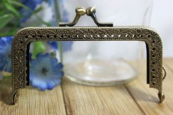 8.5cm antique metal clasps purse frames
