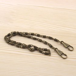 Chain Purse Handles with Hooks Stylish Ready to Use 400mm
