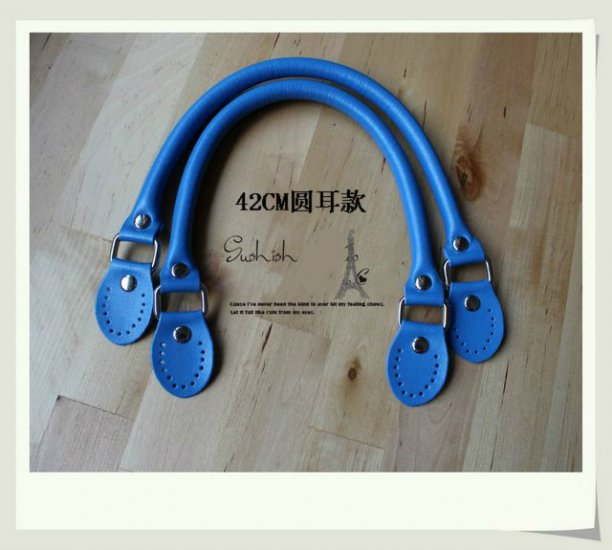 Leather Handbag Straps Wholesale Handles 16.5 inch - Click Image to Close