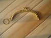 12CM gold metal clutch clasp purse frames