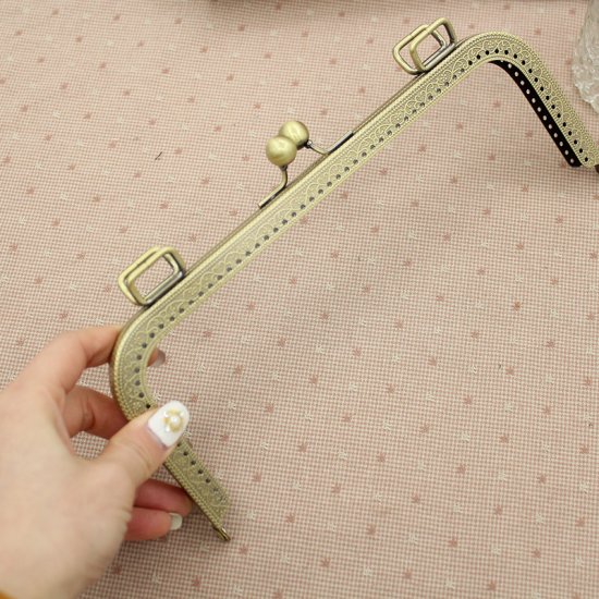 300mm sew in purse frame supplies purse clasp - Click Image to Close