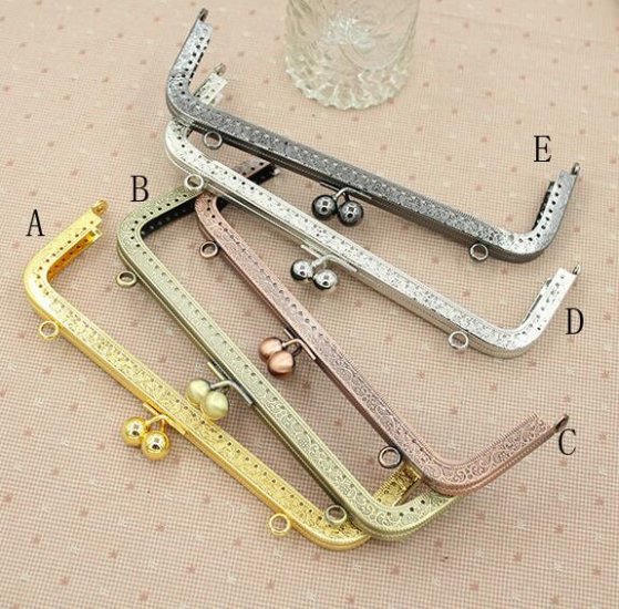 20cm purse frames metal purse handle - Click Image to Close