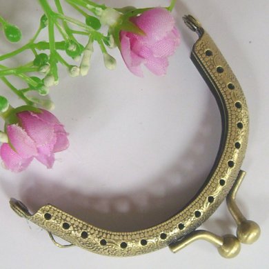 6.5cm small coin purse clasp metal purse frame