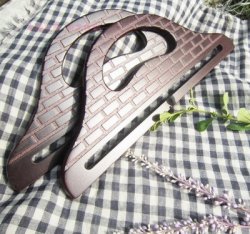 250mm wooden handles for clutch purses