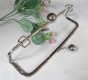 5pcs 26.5cm nickel purse clasp frames fermoir porte monnaie