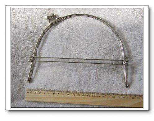 19CM Silver Metal Snap Purse Frames Handbag Frames