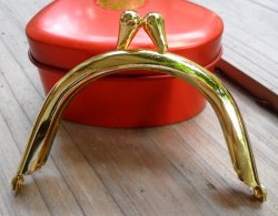 8cm gold filled purse frames fermoir pour sac main