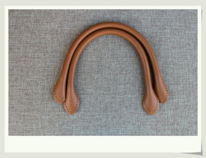 Leather Purse Handles Sew 14.5 inch - Click Image to Close