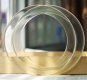 Acrylic round bag handles circle plastic handles