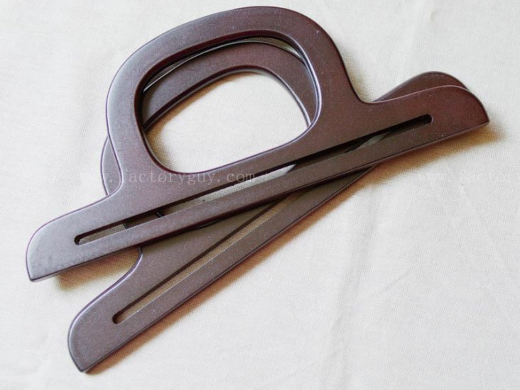 280mm wooden handles for craft bag - Click Image to Close
