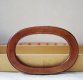 170mm Oval wooden handles for craft bag