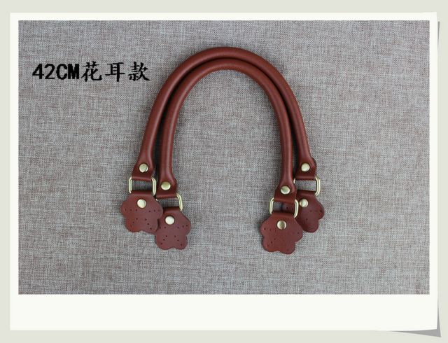 Leather Handles For Knitted Bags 16.5 inch - Click Image to Close