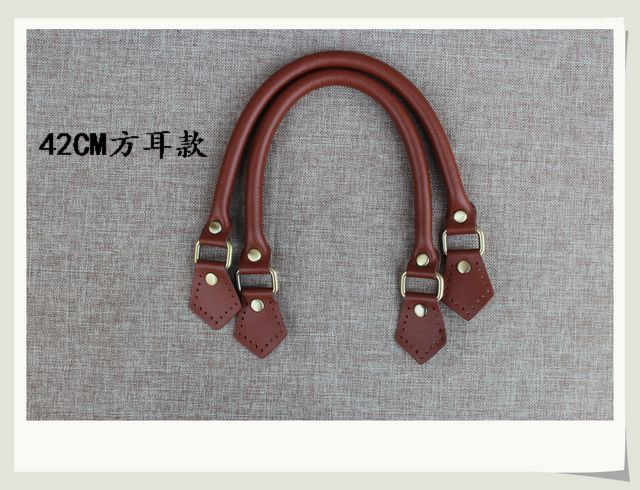 Leather Handles For Purses 16.5 inch - Click Image to Close