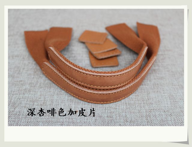 Canvas Purse Leather Straps 15.7 inch - Click Image to Close