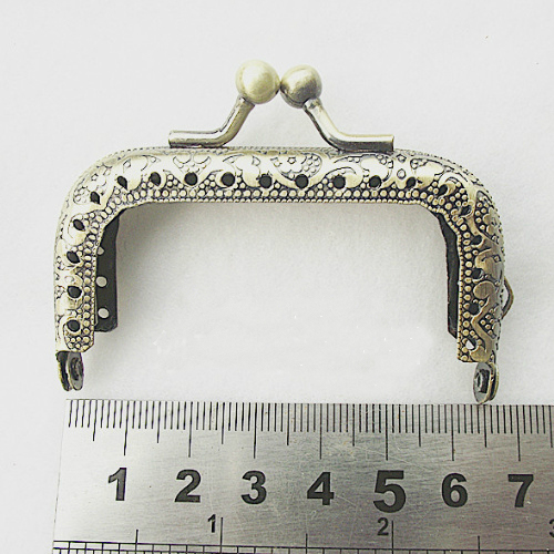 2.56inch Metal Purse Clasp Frames - Click Image to Close