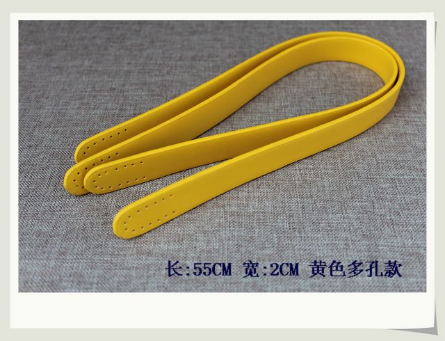 Leather Purse Straps Yellow Sale 46.5 inch - Click Image to Close