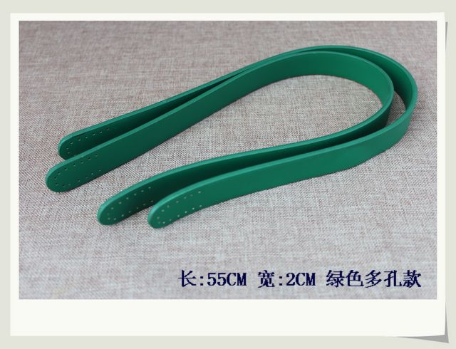 Leather Purse Handles Accessories Green 21.6 inch - Click Image to Close