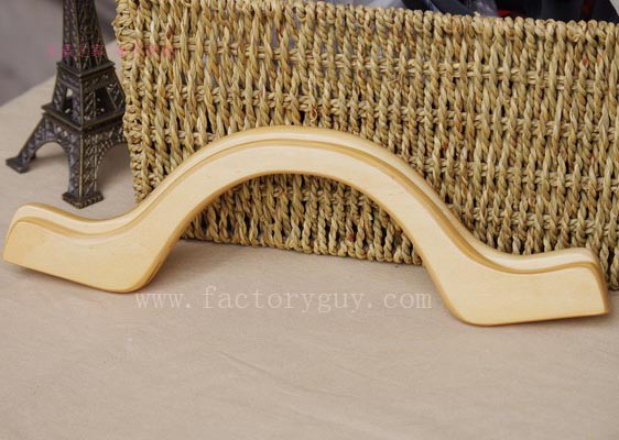 320mm Mustache wooden purse handles - Click Image to Close
