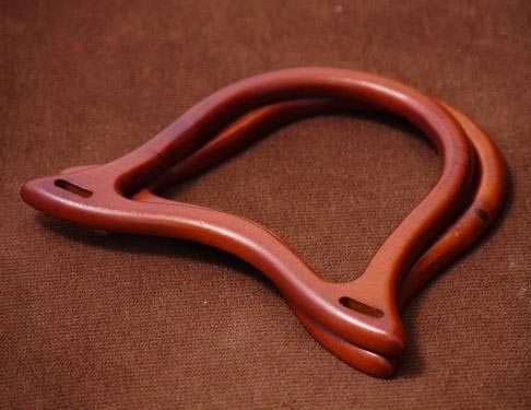 175mm wooden handles for craft bag - Click Image to Close
