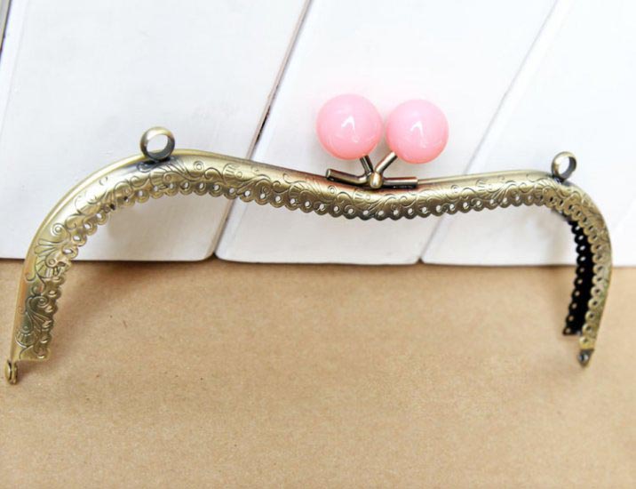 8 inch Sherbet Pips Sew-in Purse Frames - Click Image to Close