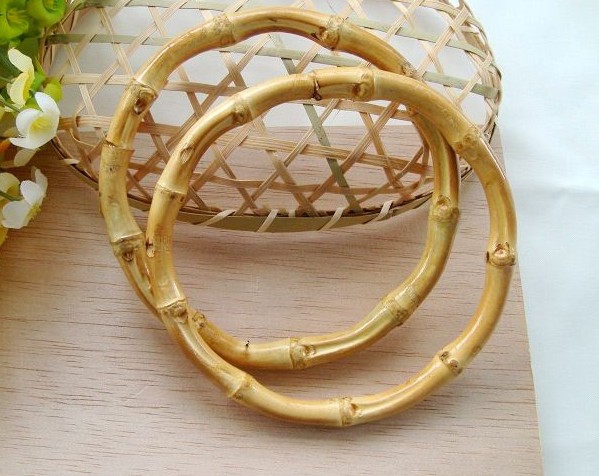 Bamboo Handbag Handles Wholesale For Craftsman 1 Pairs - Click Image to Close