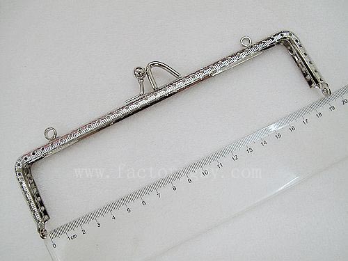 10PCS 7 1/2 inch metal kiss clasp purse frame - Click Image to Close