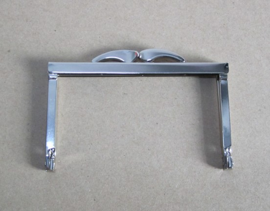 10 cm nickel free clutch bag frame for bag making - Click Image to Close