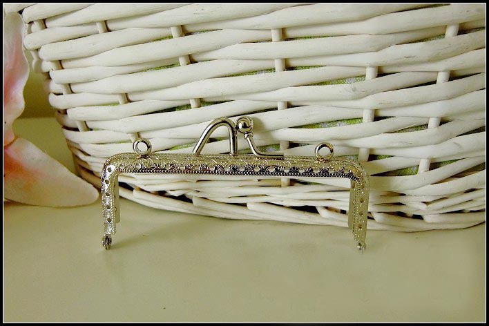 11CM Nickel free metal clutch purse frames - Click Image to Close