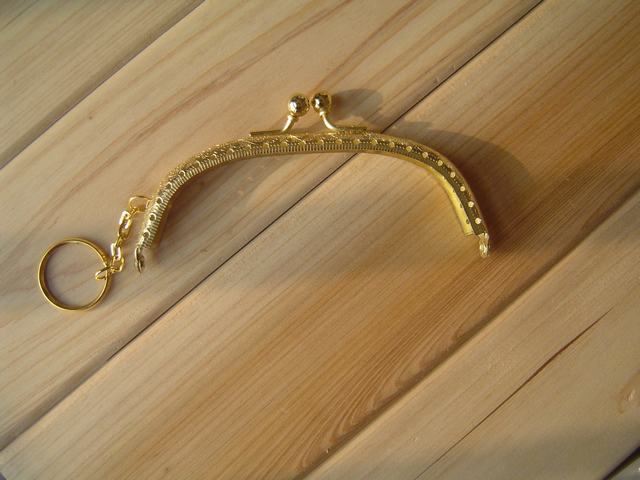 12CM gold metal clutch clasp purse frames - Click Image to Close
