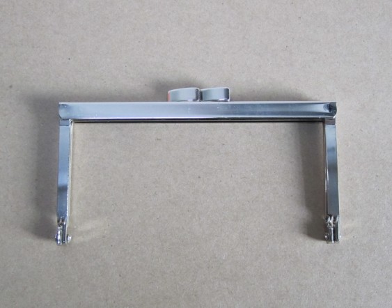 12 cm nickel free clutch bag frame for bag making - Click Image to Close