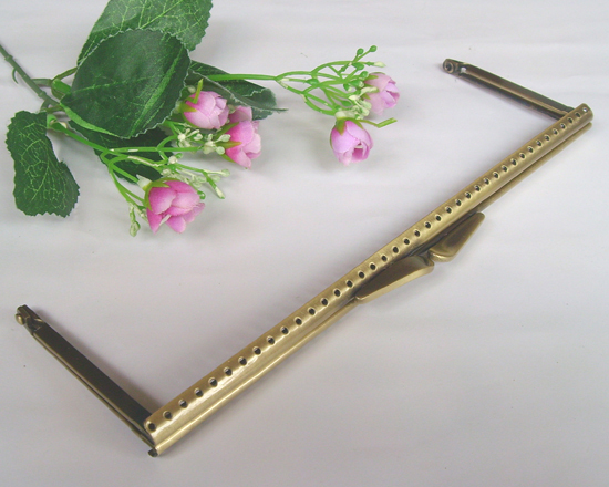 20cm antique brass handbag purse frames and handles - Click Image to Close