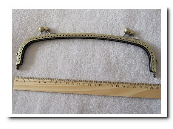 25.5CM Large metal clutch purse frames - Click Image to Close