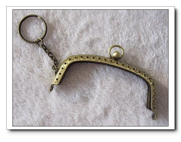 8.5cm antique metal coin purse frames clasp closure - Click Image to Close