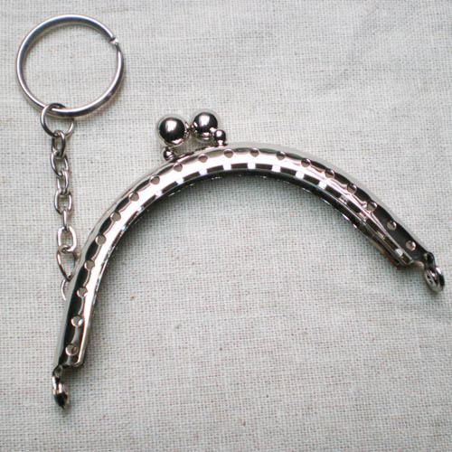 1PCS Nickel/Silver Purse Frames 8.5CM - Click Image to Close