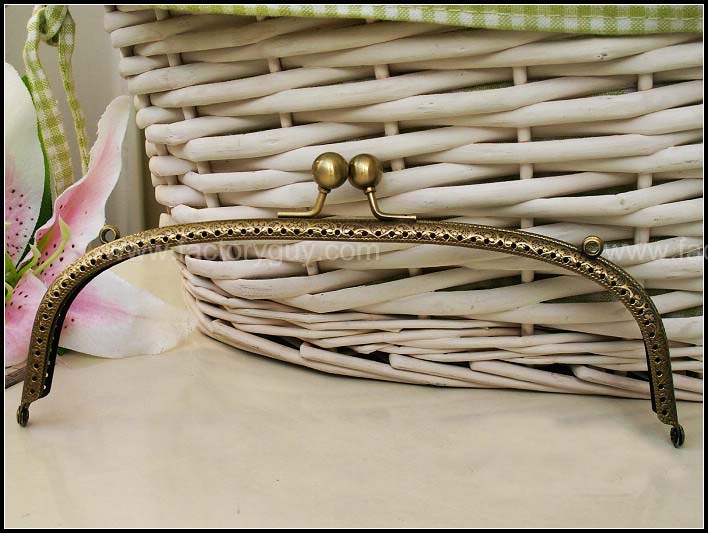 20CM Anti Handbag Purse Hardware Clover Bag Handles - Click Image to Close